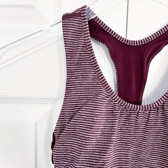Lululemon Turbo Tank in Tonka Stripe Bordeaux Drama - Picture 2 of 6